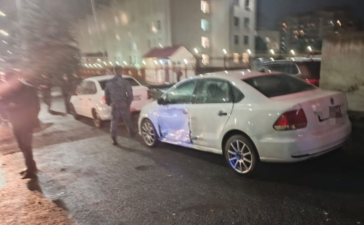 ДТП с участием четырех автомобилей произошло во Владикавказе