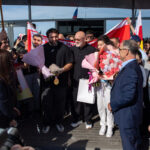 Триумфаторов чемпионата мира по дзюдо Тасоева и Таймазову встретили в Северной Осетии