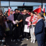 Триумфаторов чемпионата мира по дзюдо Тасоева и Таймазову встретили в Северной Осетии
